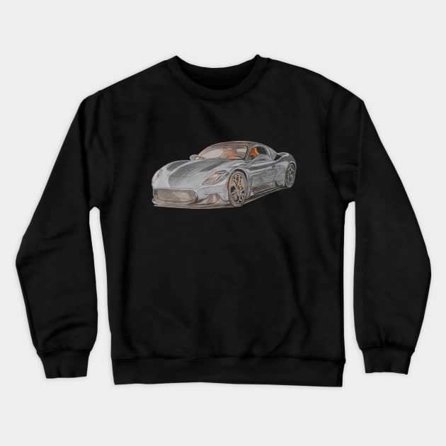 Car Crewneck Sweatshirt by An.D.L.